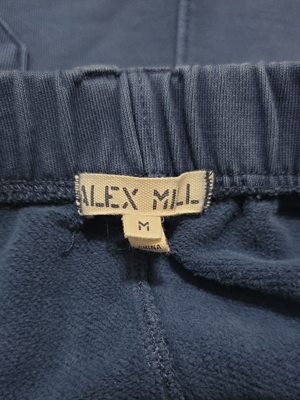 Alex Mill Ambrose Cotton Fleece Shorts in Navy Size Medium - Picture 4 of 4